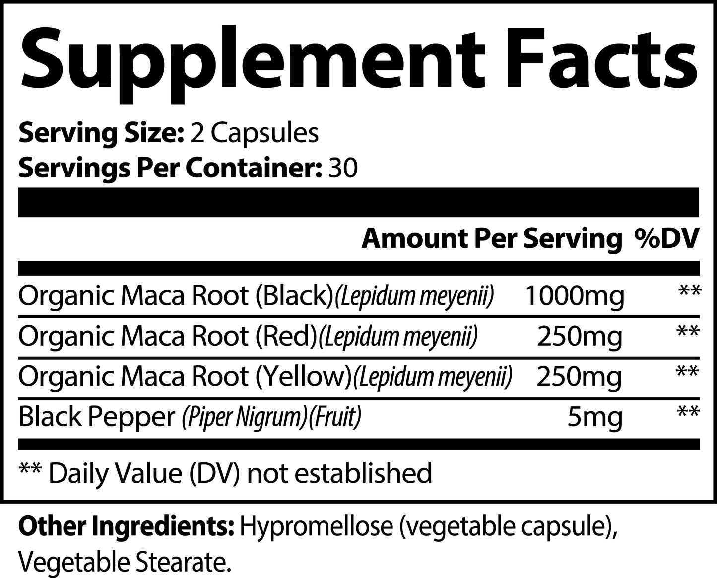 Maca Plus capsules